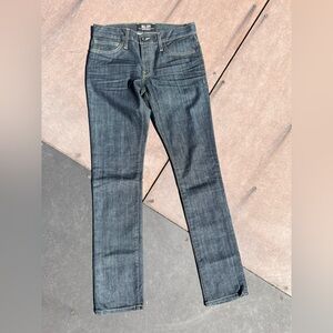 Kill City Jean Button Fly  Straight Leg Ink Blue Dark Wash  30 USA